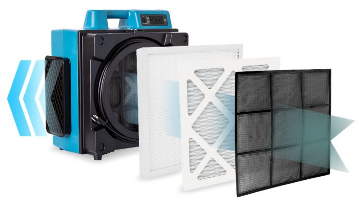 CLEANSTAR - XPOWER X-3400 AIR PURIFIER SCRUBBER PLEATED MEDIA FILTER
