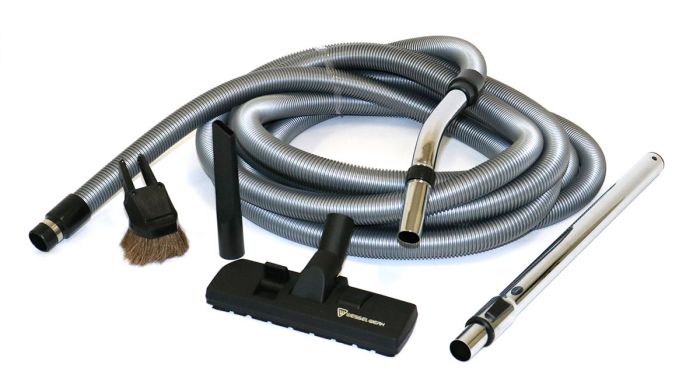 CLEANSTAR - 11 METRE DUCTED VACUUM CLEANER HOSE AND ACCESSORIES KIT