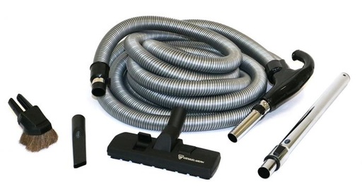 CLEANSTAR - 12 METRE PREMIUM DUCTED VACUUM CLEANER SWITCH HOSE AND ACCESSORIES KIT