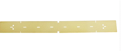 CLEANSTAR - FRONT &amp; REAR SQUEEGEE BLADE - POLYURETHANE FOR MIRA