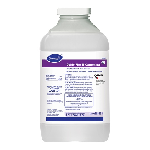 DIVERSEY - OXIVIR FIVE 16 J-FILL 2.5L