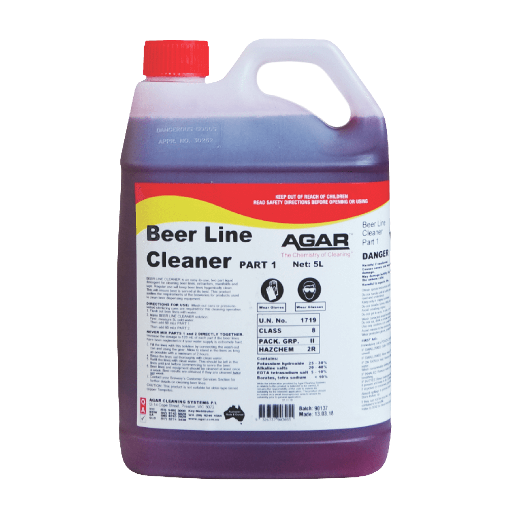 AGAR-BEER LINE CLEANER