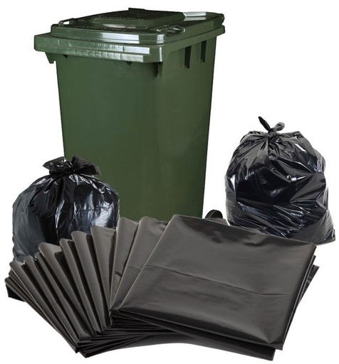240LT BLACK H/DUTY 25/PK (100) 1450 L X 1140 W 100/CTN