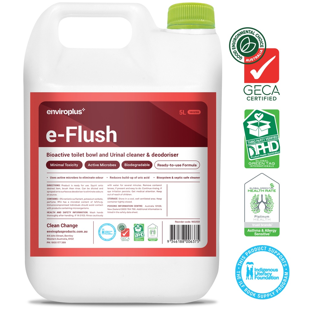 E-FLUSH TOILET AND URINAL CLEANER 5L