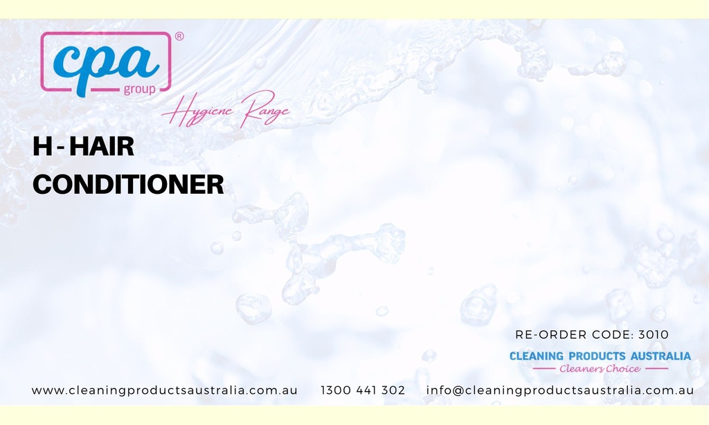 H - HAIR CONDITIONER