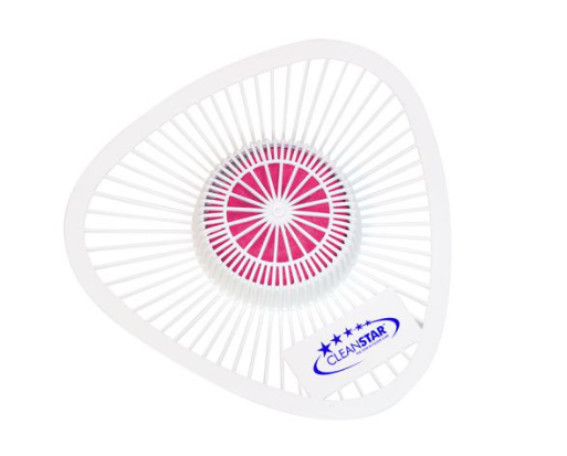 CLEANSTAR URINAL BLOCK AND CAGE - CHERRY FRAGRANCE - 12-PACK