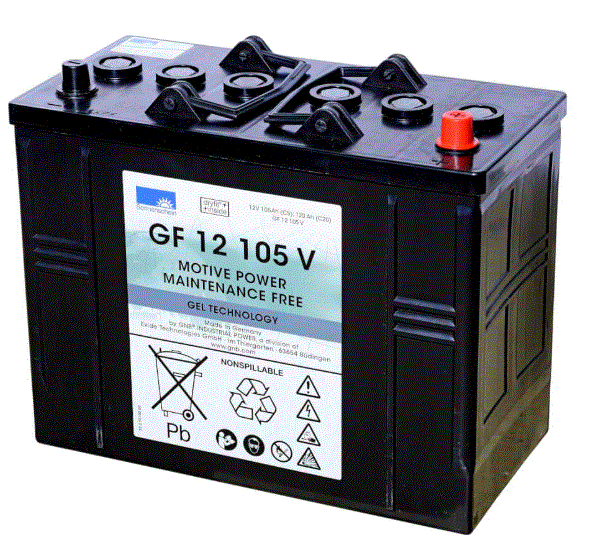 [GF12105V] NILFISK-SONNENSCHEIN GF 12 105 V GEL BATTERY 12V 105AH