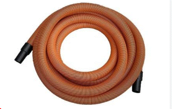 POLIVAC - 5M G-VAC ORANGE/BLACK VACUUM HOSE WITH 38MM CUFFS