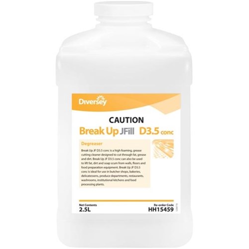 [HH15459] DIVERSEY - J-FILL 2.5L D3.5 BREAK UP DEGREASER
