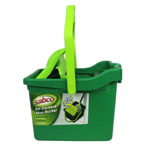 [SAB37046] SABCO - EZI-SQUEEZE MOP BUCKET WITH FOOT PEDAL - 12L