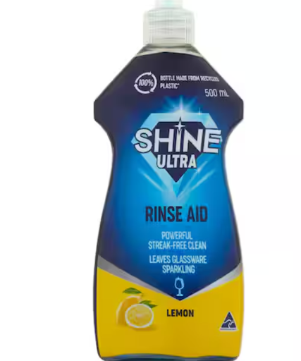 [SRINSE500] SHINE ULTRA RINSE AID LEMON 500ML