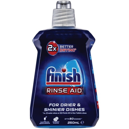 [170086C12] FINISH REGULAR RINSE AID 250ML x 12 UNIT