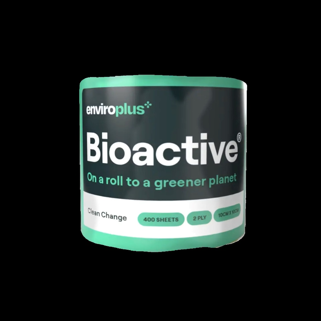ENVIROPLUS TOILET TISSUE BIOACTIVE 2 PLY 400 SHEET CARTON 48