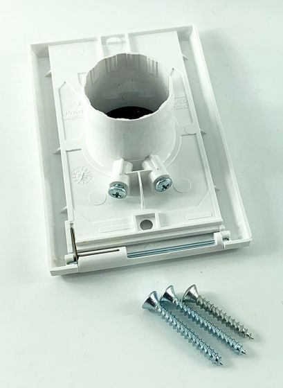 CLEANSTAR - DUCTED VACUUM CLEANER WALL INLET - WHITE