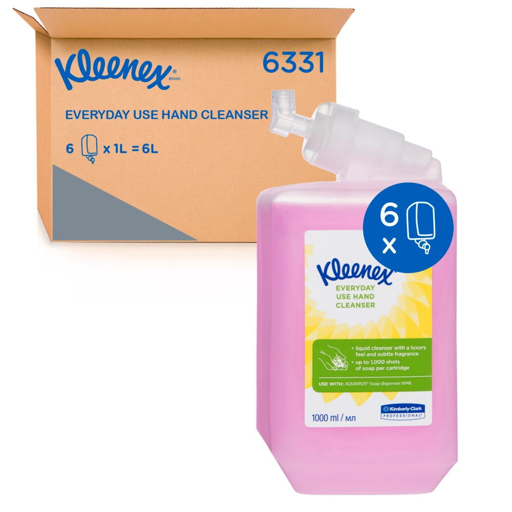 KLEENEX - HAND SOAP 1L PODS (6 X 1L)