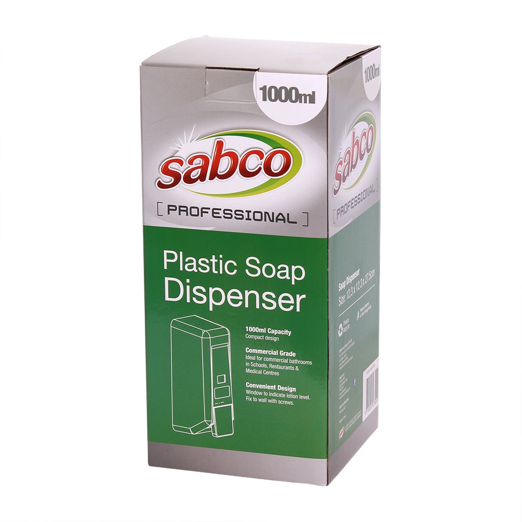 SABCO - PLASTIC SOAP DISPENSER 1000ML