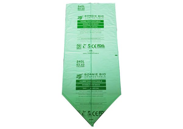 CLEANSTAR - BONNIE BIO 240L COMPOSTABLE GARBAGE &amp; WHEELIE BIN BAGS – ROLL OF 10