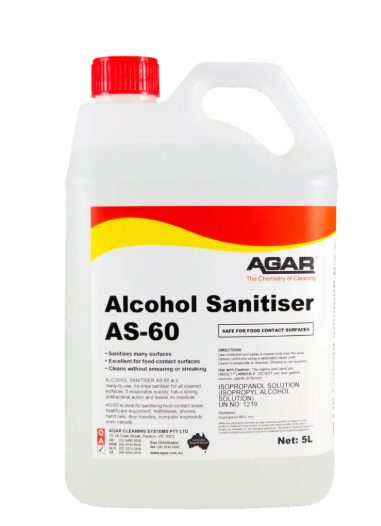 AGAR - ALCOHOL SANITISER AS-60 5L