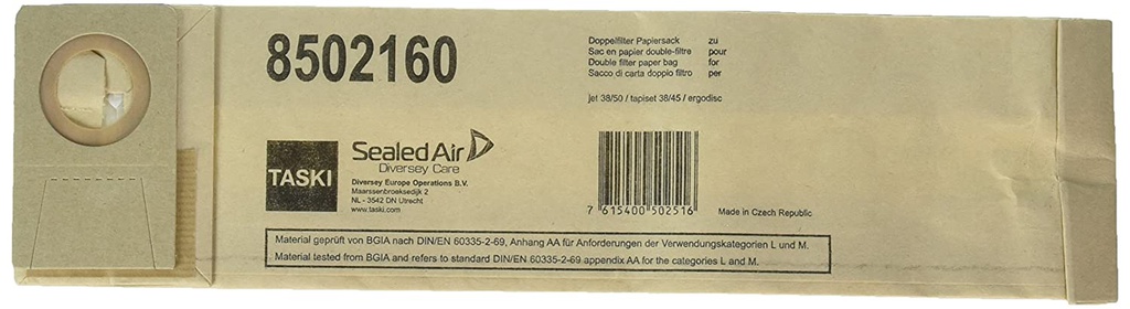 DOUBLE FILTER PAPER DUST BAG (PK OF 10)