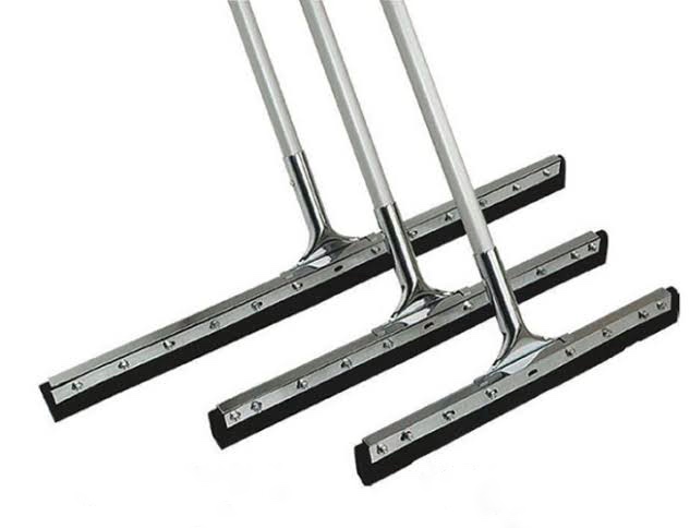 LARGE STEEL STRAIGHT FLOOR SQUEEGEE