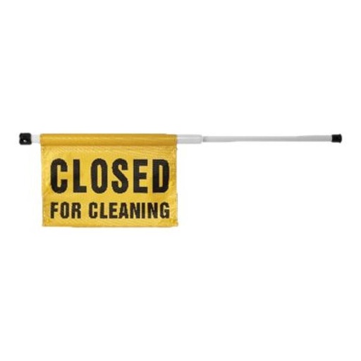 [165497] JA-004 SPRING LOAD DOOR CAUTION SIGN "CLOSED FOR CLEANING"