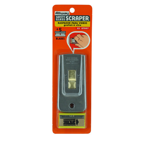 [140528] METAL SCRAPER HEAVY DUTY BRASS BUTTON EACH