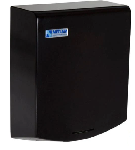 [ML_ECLIPSE_DESIGNER] METLAM HAND DRYER MATTE BLACK DESIGNER AUTO OPERATION